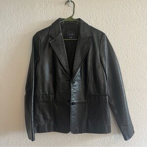 Vintage Gap Leather Blazer